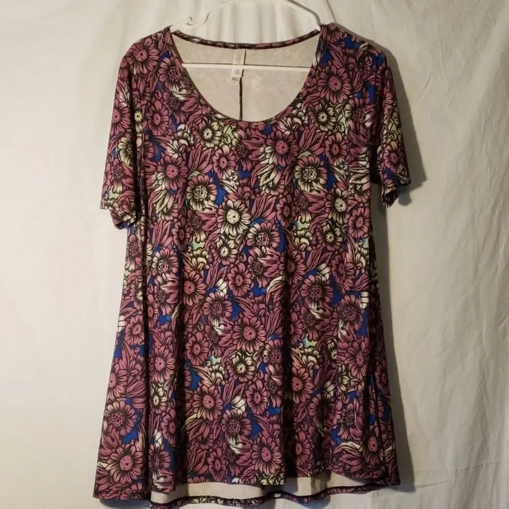 Lularoe Small tunic blue purple green
